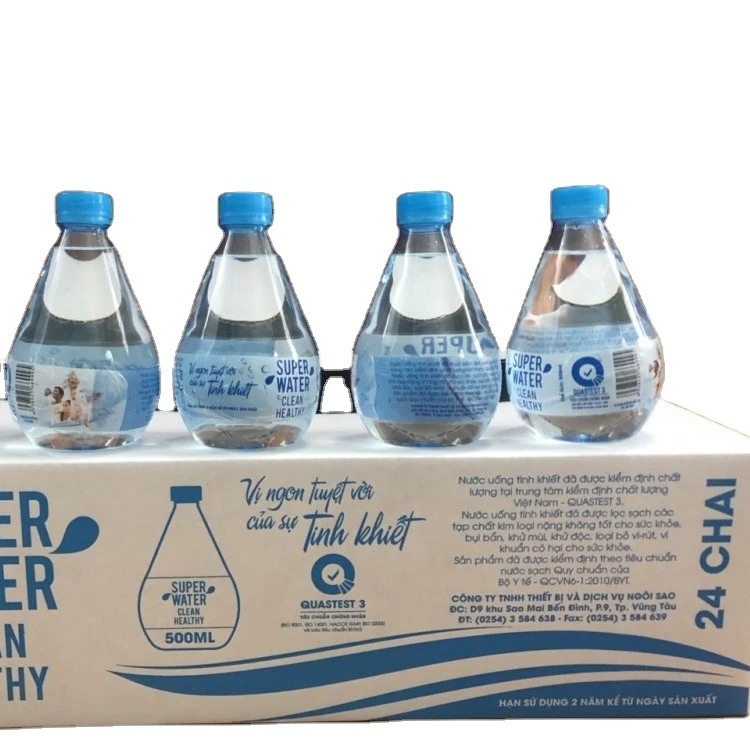 Mineral Water Bottle Competitive Price Clear Using For Drinking Nylon Bags & Carton Box Outside Made In Vietnam Manufacturer