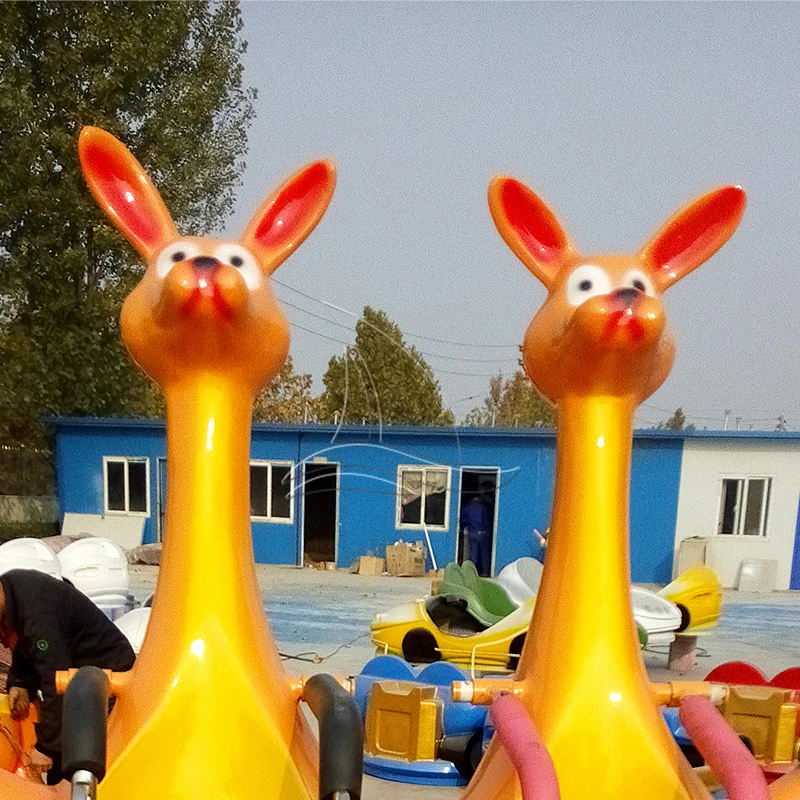 Kiddie indoor outdoor funfair playground kangaroo ride kangaroo jumping machine price