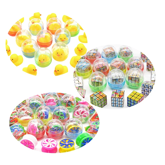 Мягкие новогодние капсулы сюрприз Мини японские игрушки продукт Gacha прозрачные шарики