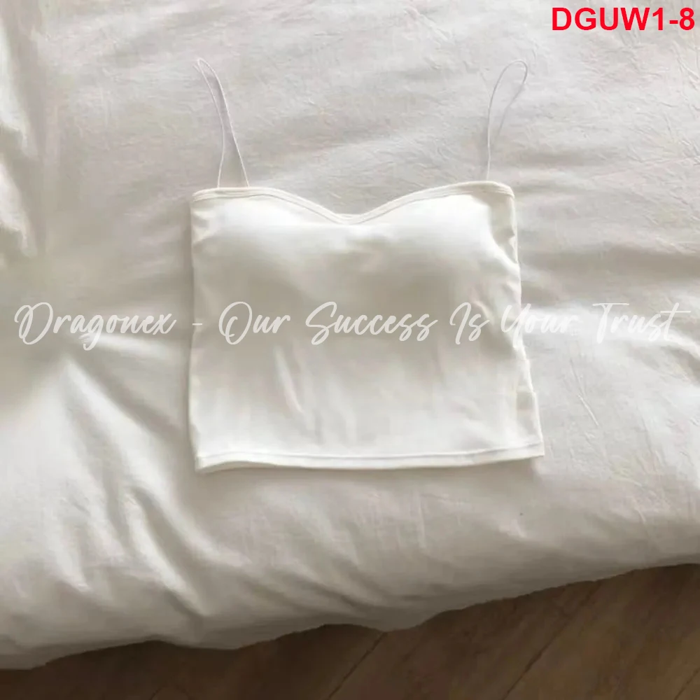 Breathable Tank Top Women Sexy New Design Trend Of Summer 2024 Cotton Material With Foam Padding Dra Cotton String Vermicelli