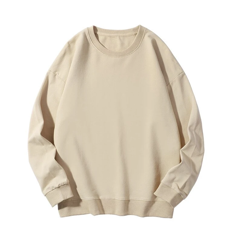 Свитер весна-осень мужская и женская футболка с длинным рукавом хлопковая тонкая