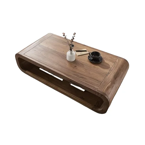 Floor Table Natural Brown Color Big Size Coffee Table With Fully Mango Wooden Body With Sizes  50D x 120W x 32H cm