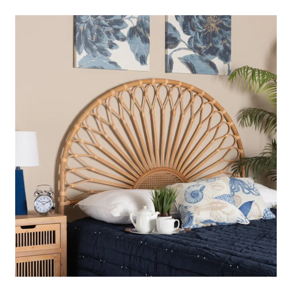 Top choice best choice handcraft home furniture and decor rattan headboard for bedroom furniture made in Vietnam