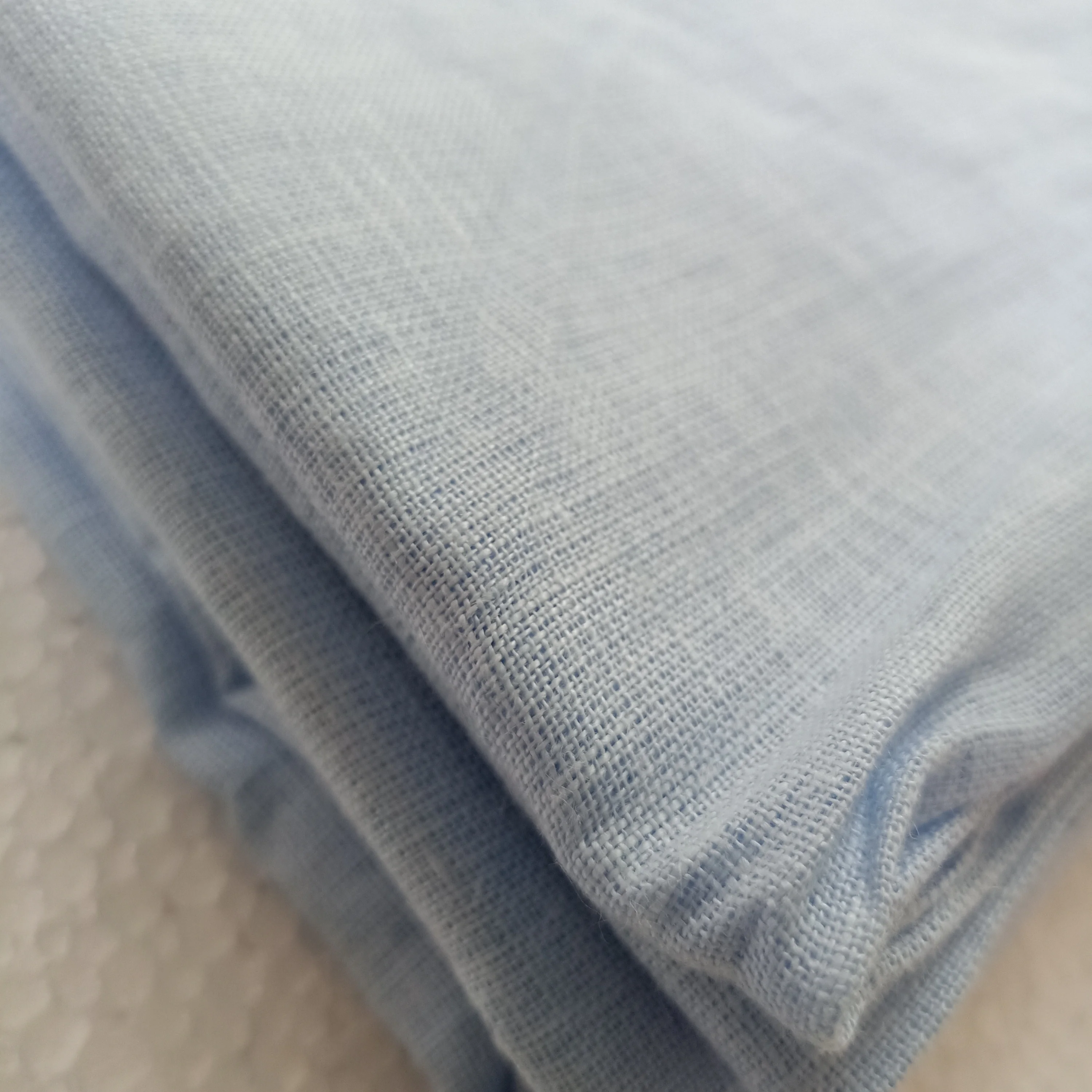Custom Made 100 % Linen Fabric Available in 56 Inches Width Used for Making Garments for Gents & Ladies