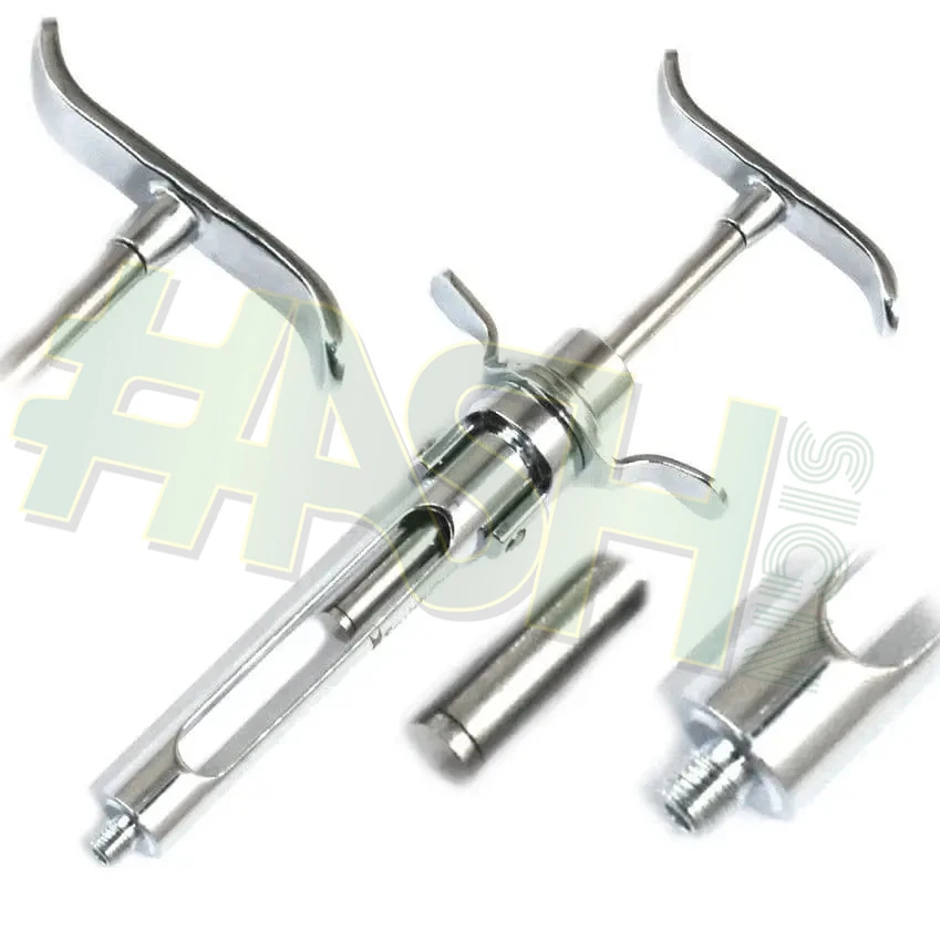 Dental Aspirating Syringe 1.8 / 2.2 ml Anesthetic Anaesthetic Syringes / Aspirating Folding Dental Cartridge Anesthesia Syringe