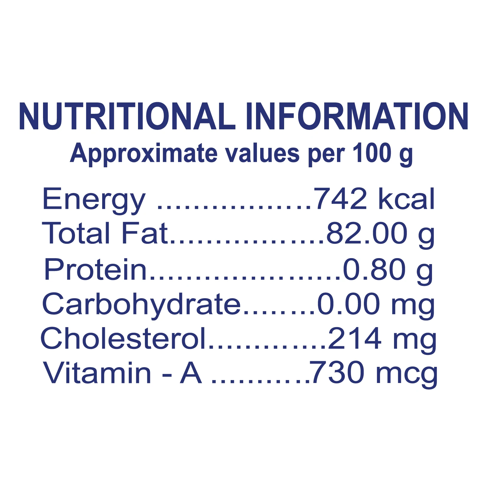 cooking butter 100GM