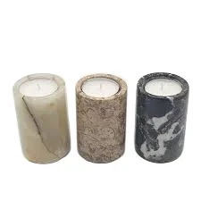 Black Marble Candleholder, Onyx Tealight Holder Black, Luxury Onyx Marble Tealight candleHolder