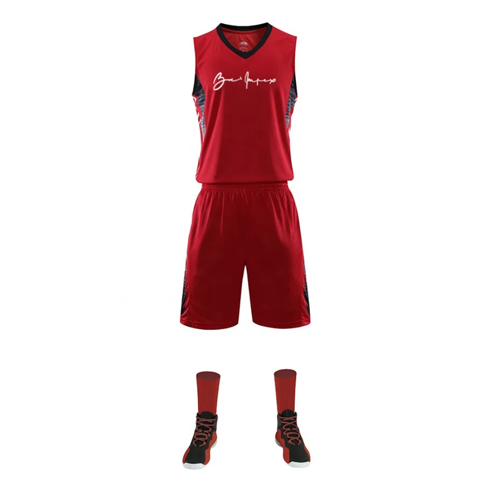 Custom your team logo Basket Ball Uniform men women boys basketball training jersey set