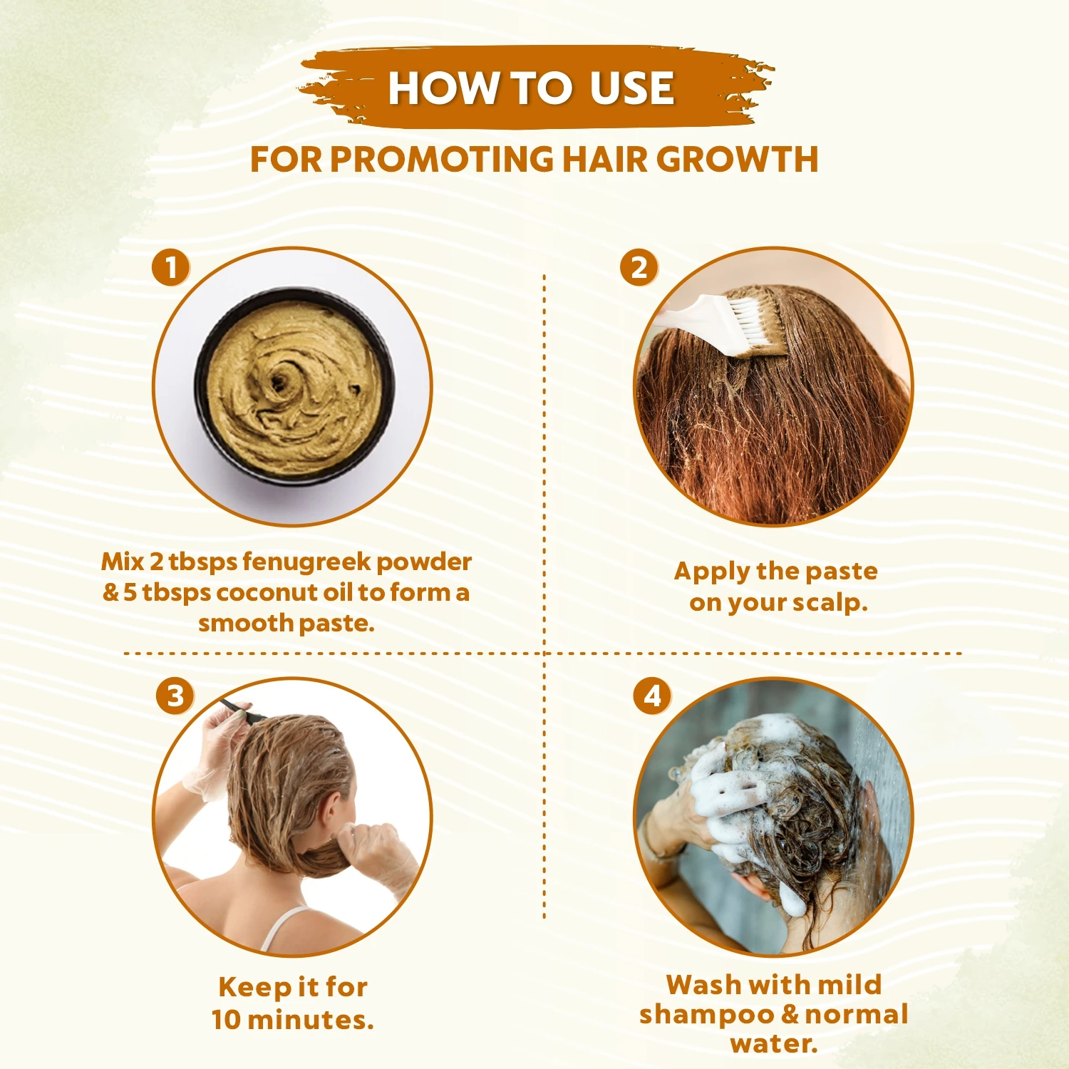 INDUS VALLEY Bio Organic Fenugreek Methi Powder for Hair Care -(100g)