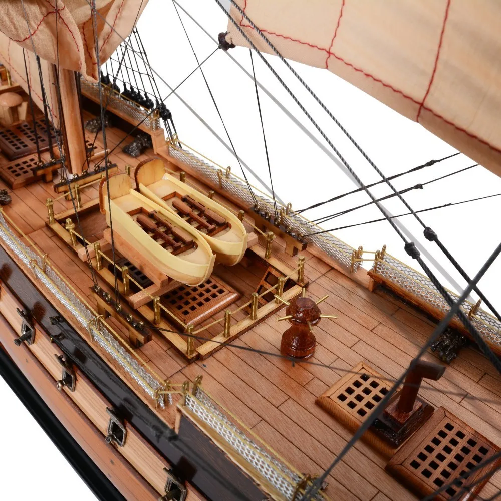 HMS Surprise 60cm Handcrafted Wooden Replica with Display Stand, Collectible, Decor, Gift, Wholesale