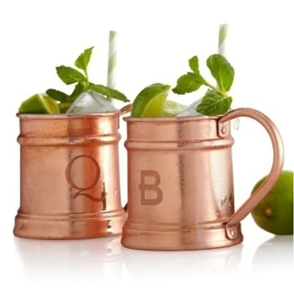NEW DESIGN 2024 COPPER MOSCOW MULE BEER VODKA MUGS WITH 2 STRIPS BAR AND RESTAURANT USE COPPER MUGS HAMMERED PATTERN