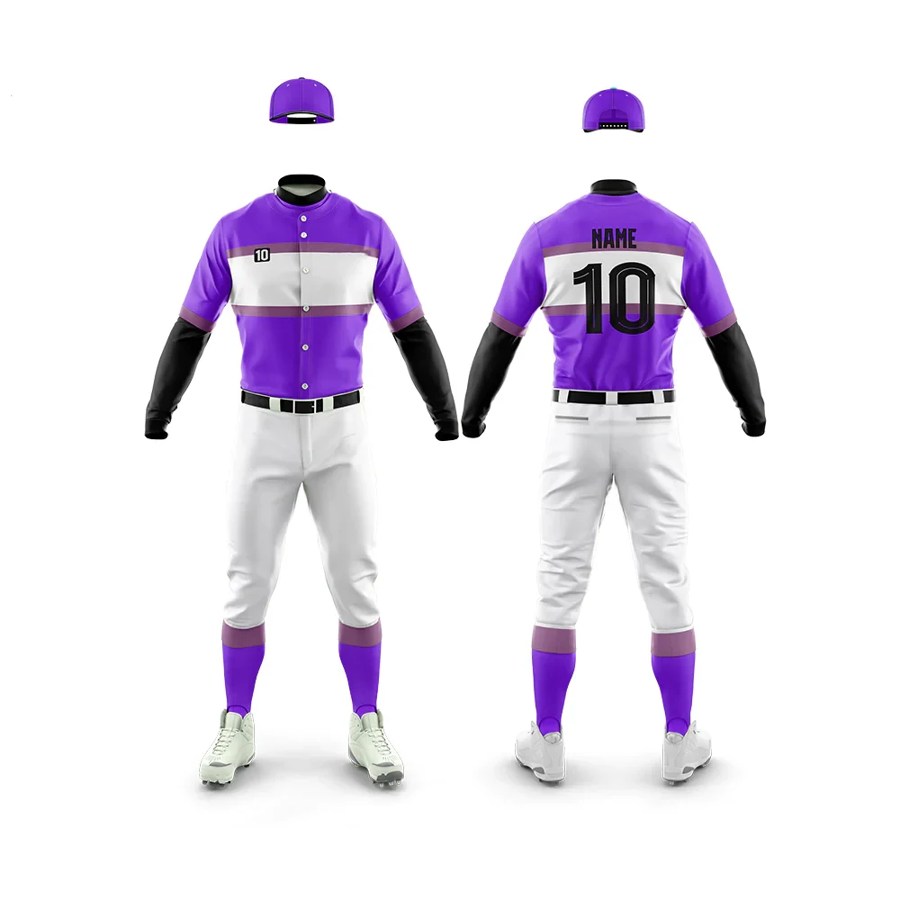 Unisex Adults Baseball & Softball Uniforms Cheap Low Price Sublimation Printing Blank Jerseys Custom Logo Breathable Design