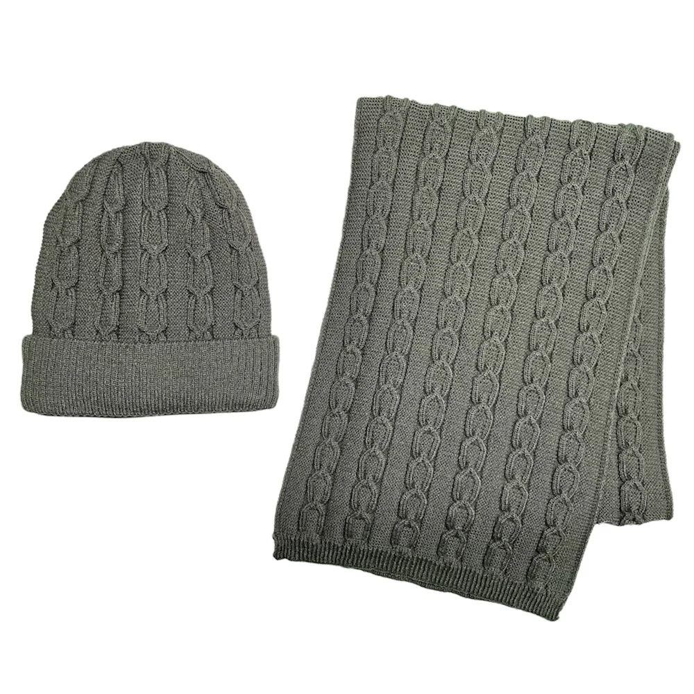 Cuff Fold up and Feather Yarn Lined Winter Mens Hats