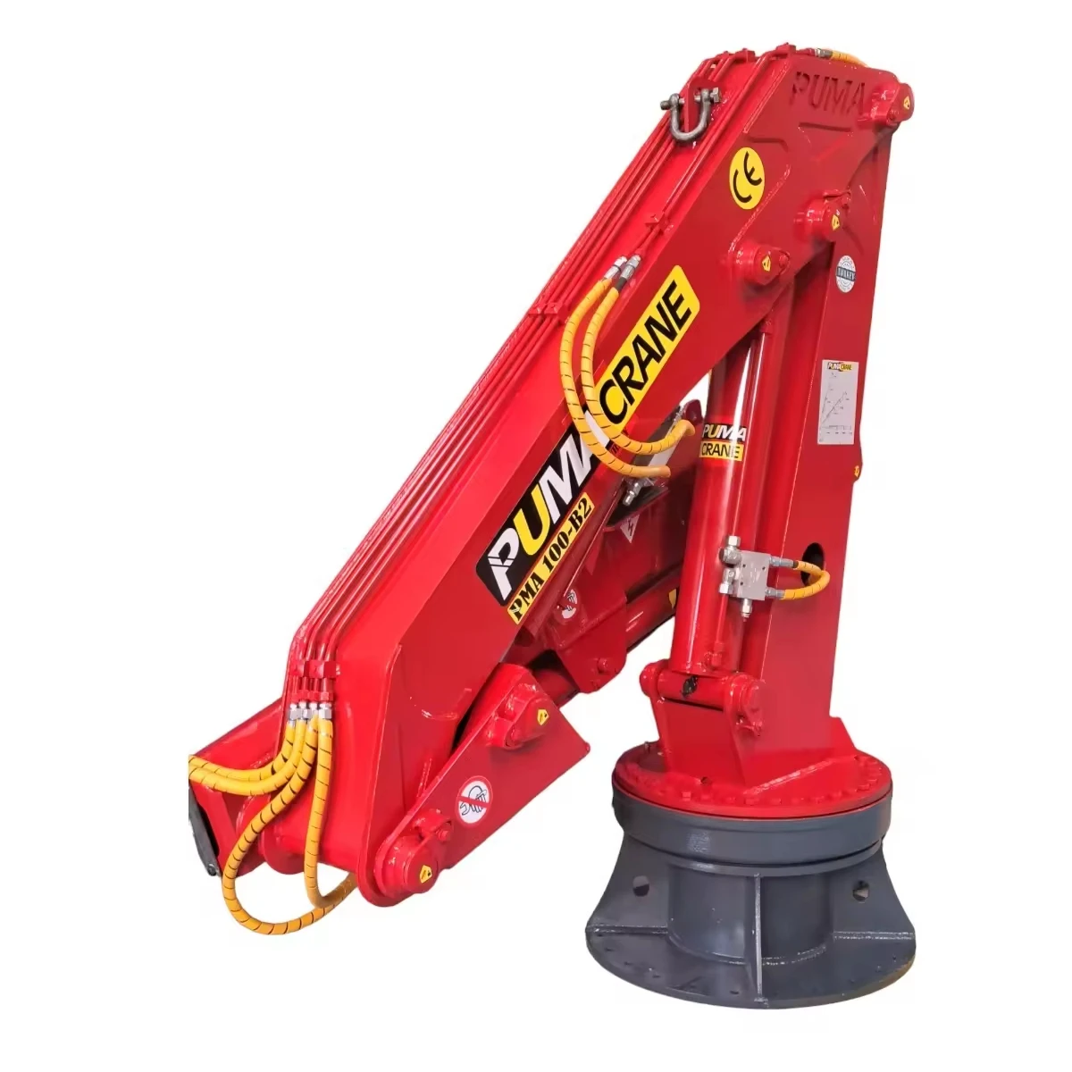 Puma Crane High Efficiency 3 Ton Small Ship Deck Crane Best Quality Hydraulic Knuckle Boom New Condition Construction Turkey