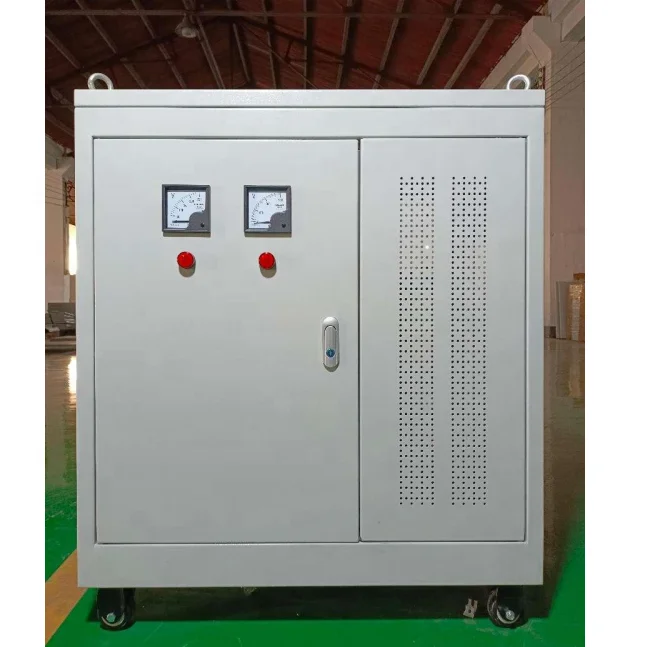 300KVA 3-Phase CNC Machine Isolation Transformer 480V-400V 380V-220V Step 60Hz Frequency Aluminum Winding