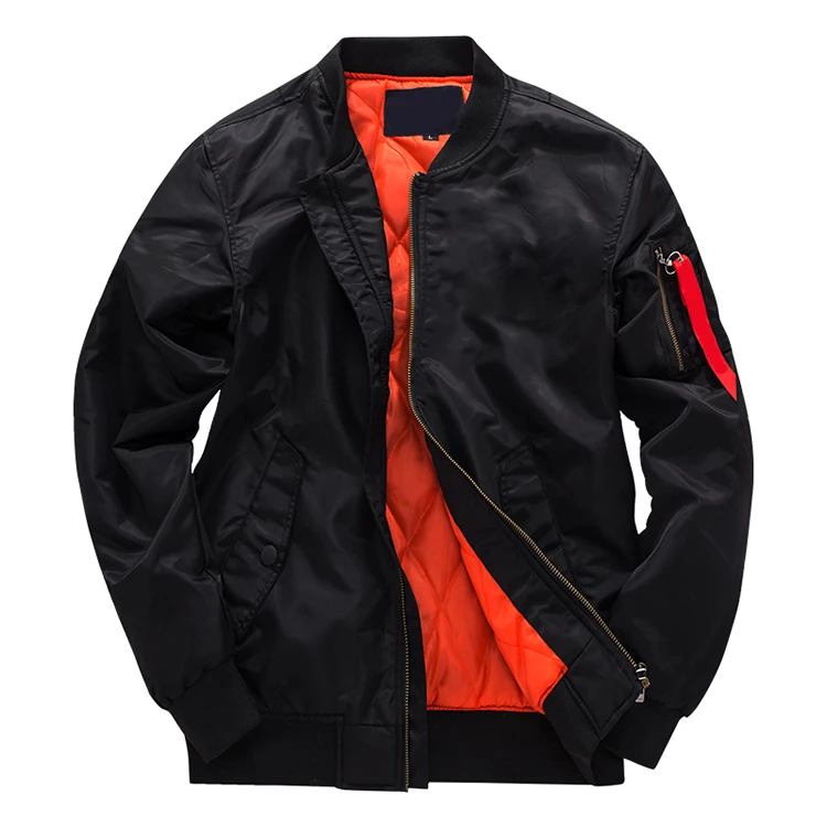 Hot selling 2022 windproof and waterproof Padding bomber jacket men and baseball padded jacket without hood
