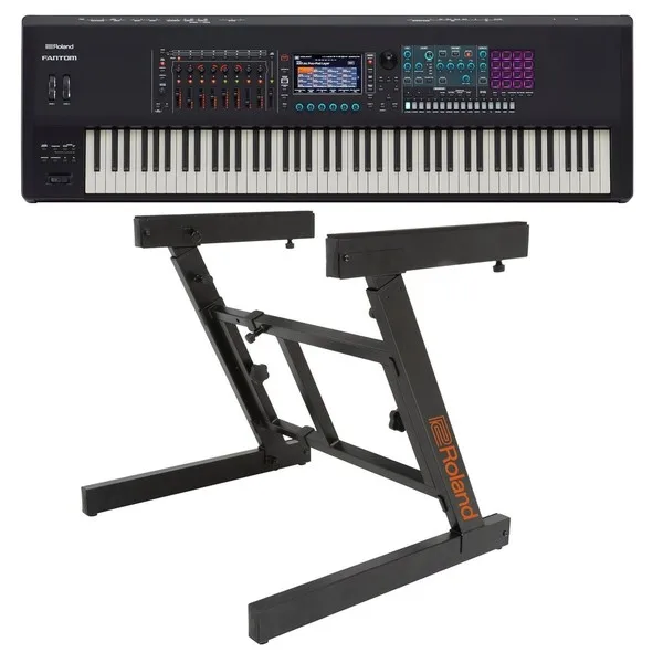 Roland Fantom 8 88-Key Synthesizer Workstation with Z-Frame Stand
