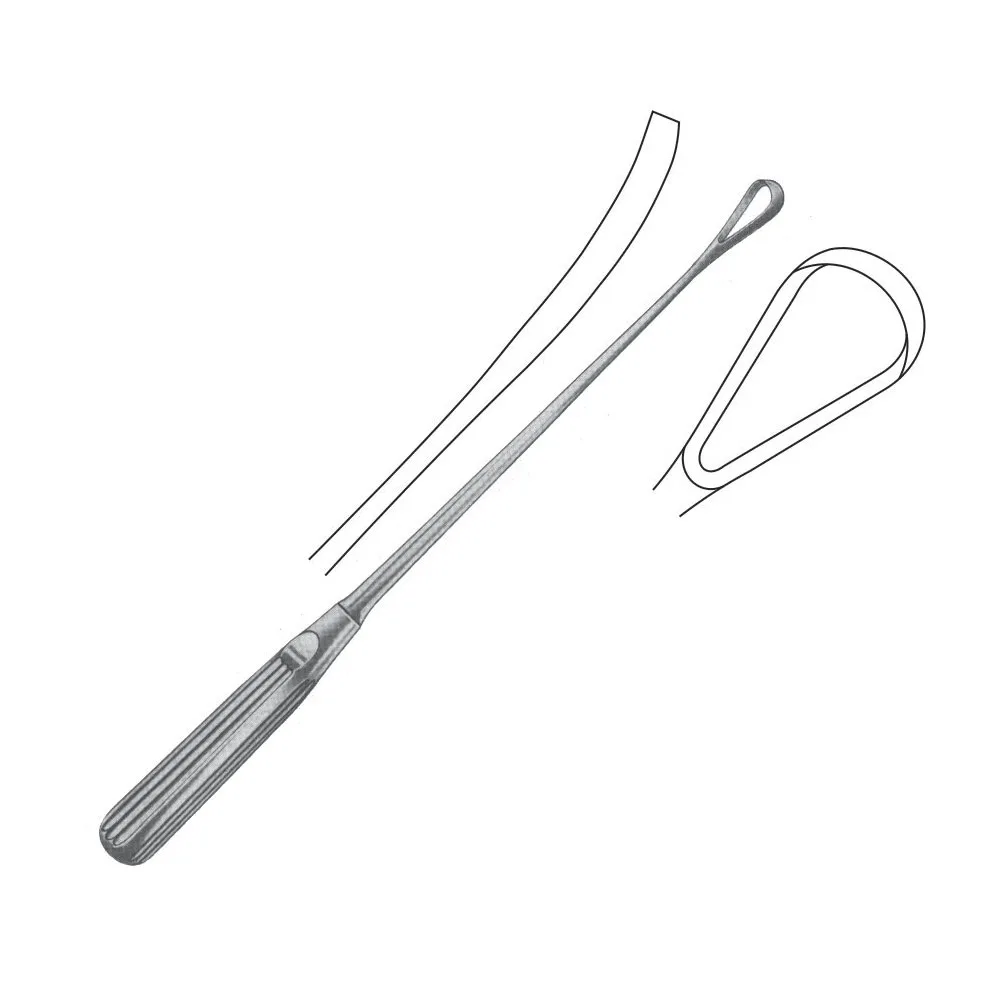 Reasonable Price Bumm Recamier Uterine Curettes, Blunt 24 mm Surgical and Gynecology Surgery Instruments 30-31 cm