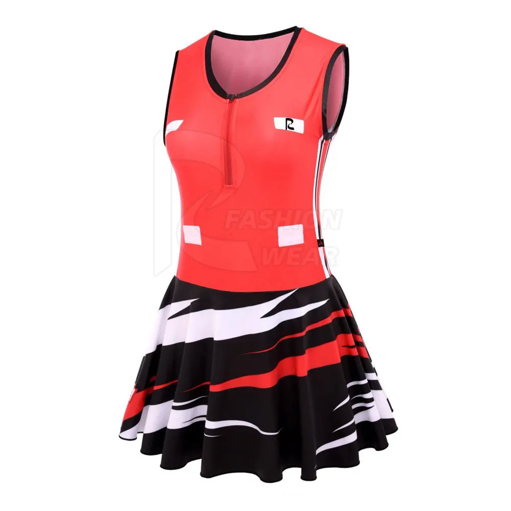 Customized Netball Uniform  In Best Material 100 % Polyester Netball Uniform For Team Private Label Netball Uniform