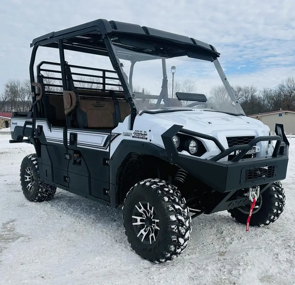 Большое предложение 2024 KawasakiS Mule Pro FXT Платиновое ранчо
