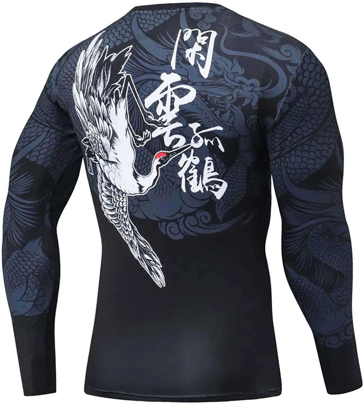 Gym Rash Guard Sbart Long Sleeve Rashie Quick Dry Rash Vest Chlorine Resistant Swim Shirt Mens UV Protection Rashguard