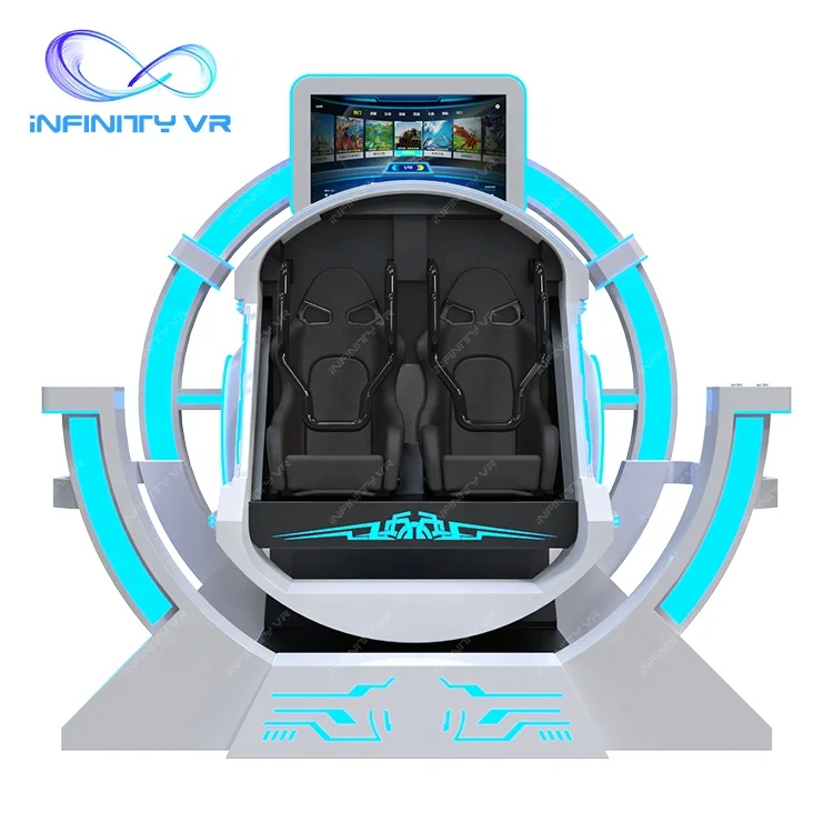 Virtual Reality Roller Coaster Motion Cinema Price Commercial Egg Chair 9D Game Machine Vr 360 Simulator With 3D Glasses