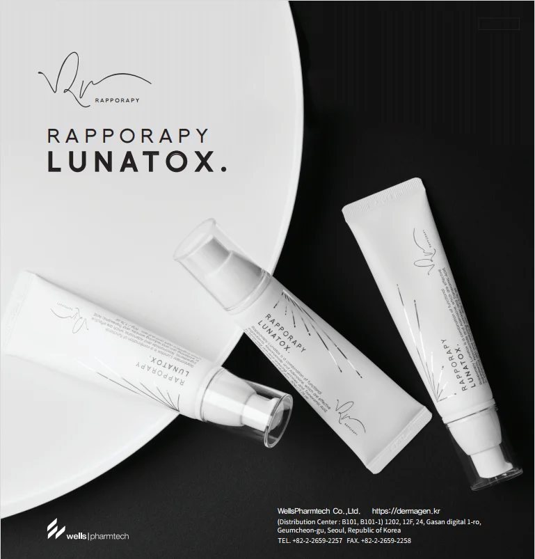Rapporapy Lunatox Whitening Cream 50g Anti Wrinkle Skin Brightening Cream Glowing Skin Made in Korea