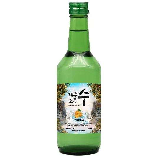Чистая, чистая вода soju Korea, фруктовый ароматизатор soju, OEM, ODM, вода JEJU