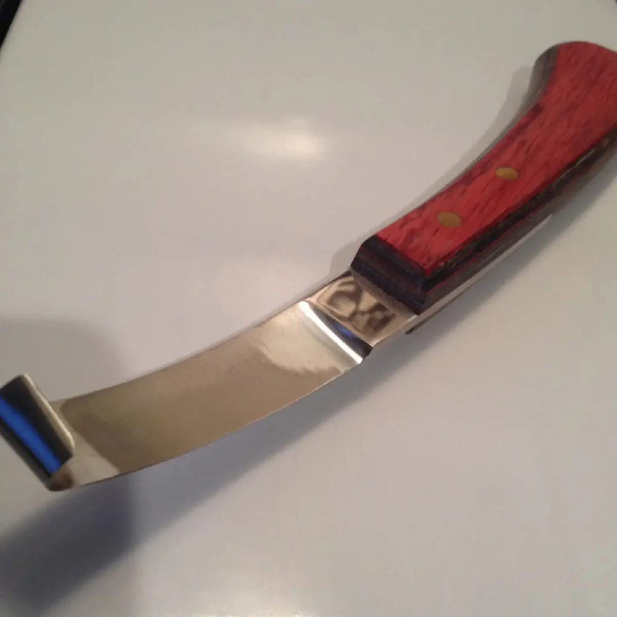 Factory Wholesale Custom Logo Wooden Hoof Knives Best selling Horse Grooming Knife Veterinary Equipment Instruments