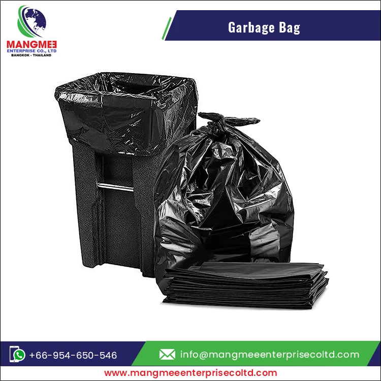 Wholesale Supply PE Kitchen Star Sealed Garbage Bag Biodegradable Disposable Plastic Trash Bags in Roll at Low Price