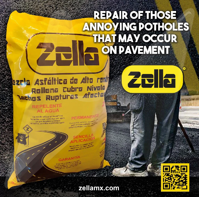 High-Perfomance Heavy Traffic Resistant Confined Asphalt Mix For Easy Fast And Economical Patching Potholes in Minutes