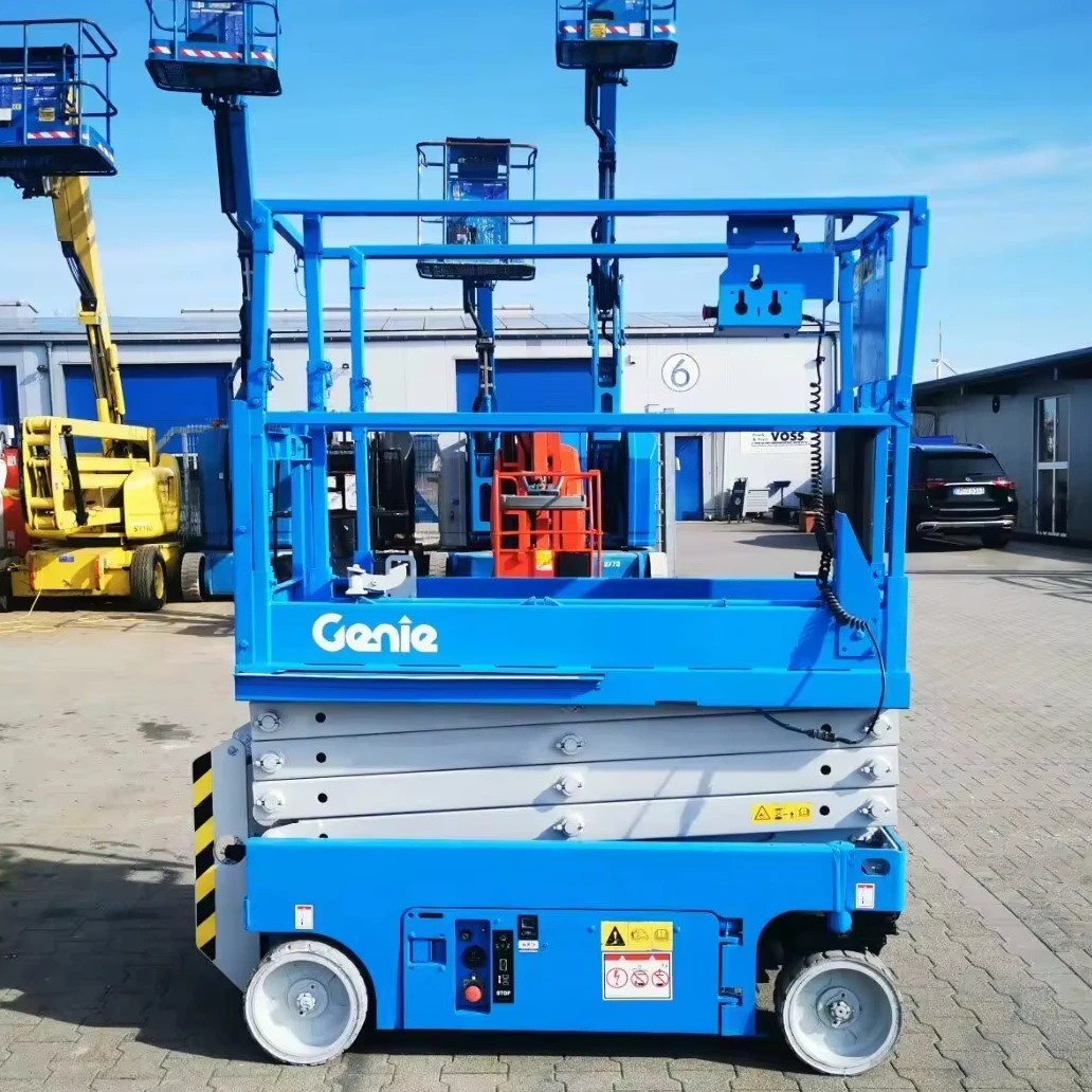 Building Construction Electric Scissor Lift GENIE GS 1932 7.8m aerial platform scissor lift Self Mini Scissor Elevator