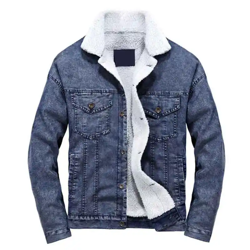 Mens Stylish Denim Jeans Jacket/ Vintage Style Jacket Male Men Regular Clothing Length Denim Fabric Casual for Spring Finished
