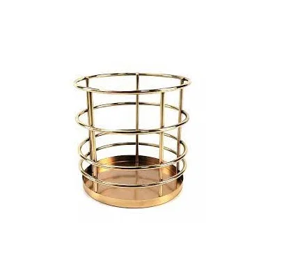 Brass pen holder jars and Makeup Brush Desk Organizer brass pen holder for new design brass pen holder