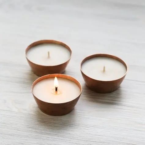 Newest Design Pure Copper Candle Holder Hammered Design Mini Wax Pot Votive Candle Jar For Home Light And Christmas Light Decor