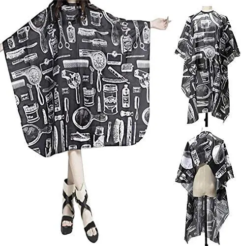 High standard Hairdressing Cape with Customized sublimation printing waterslip & washable Haircut Cloak Cutting Cloth Easy to Use easier to use