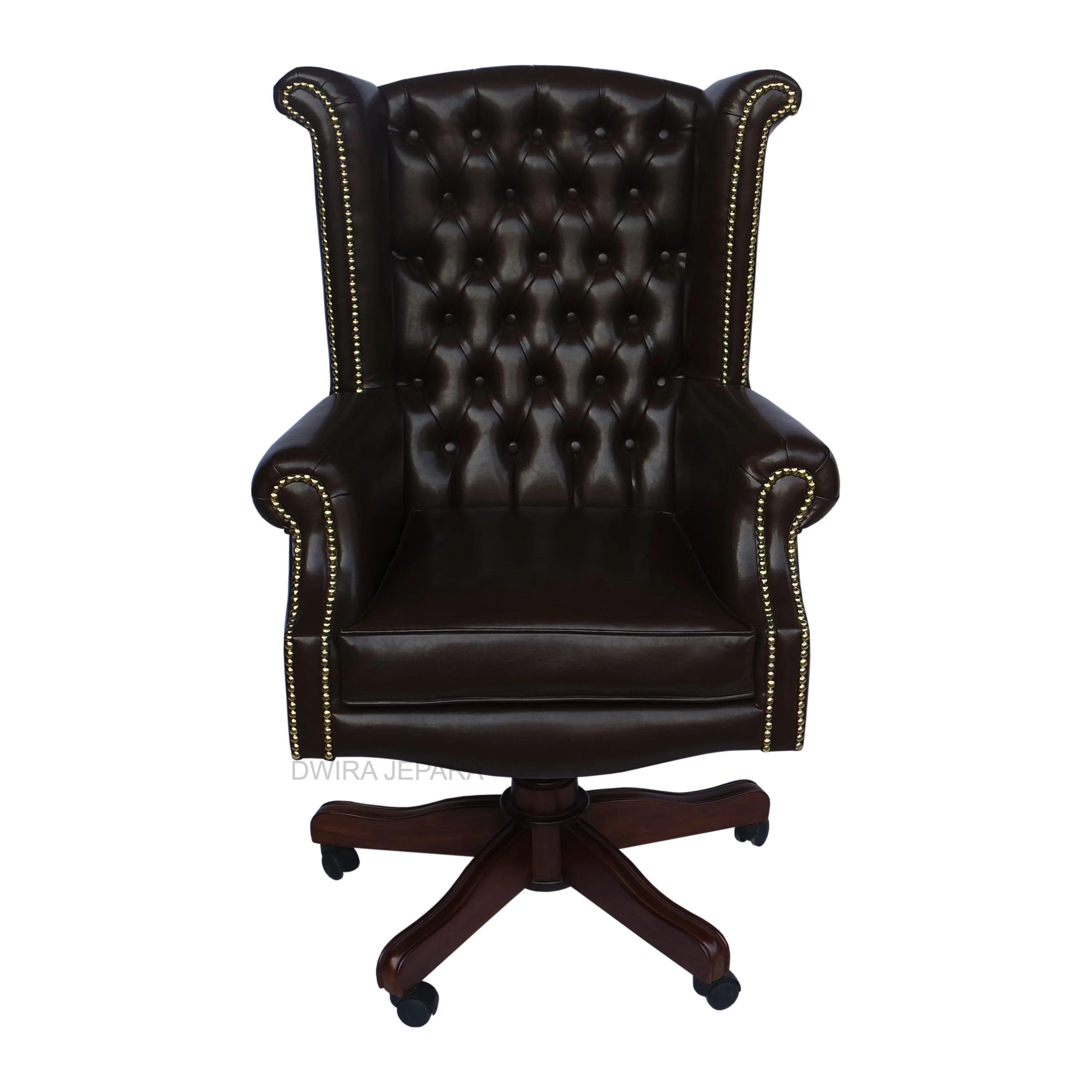 Classic Furniture President Wing Office Chair 008 - Mahogany Furniture Indonesia