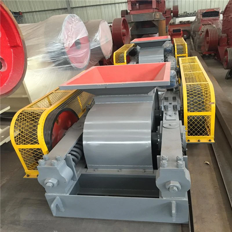 Complete Set Coarse Crushing 2PG450*500 Quarry Quartzite Clay Feldspar Roll Crusher,Aggregate Gravel Grushing Line Roll Crusher