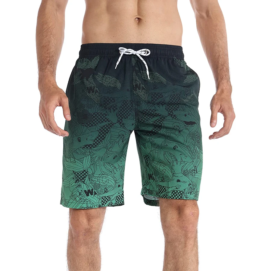 Best Selling High Quality Casual Gym Shorts for Adults Custom Made XS Size Beach Pattern Shorts Pockets Sublimated Technique