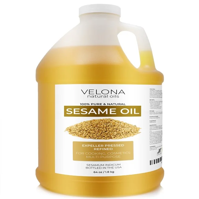 OEM Bulk Wholesale Manufacturer Brand Pure Sesame Seed Oil