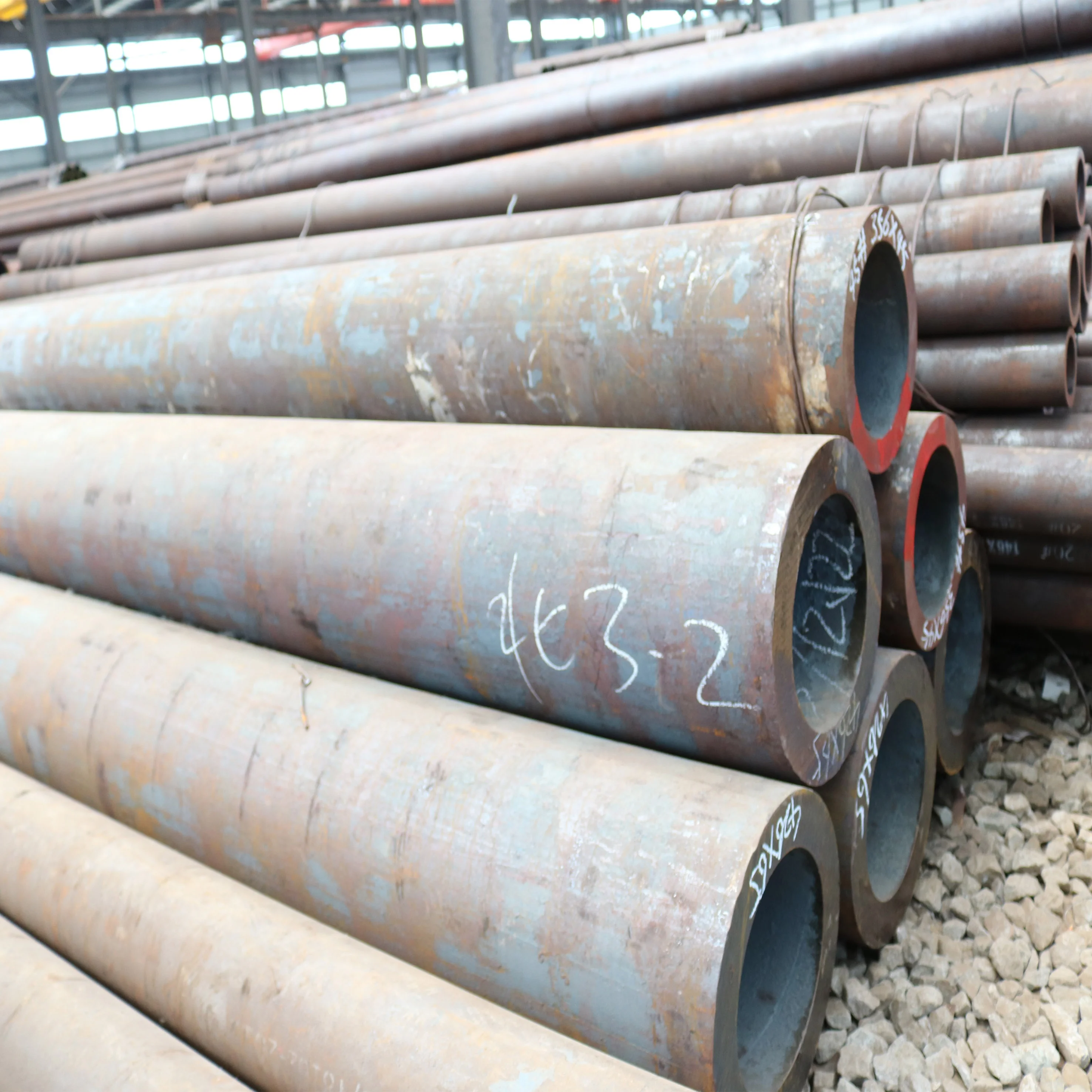 High Pressure Seamless ASTM A106 Gr B 20# Q235 for Petroleum and Gas Transport Carbon Steel Pipe