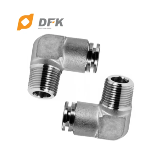 SUS Male Elbow Pneumatic Air Fitting For Food Process TW
