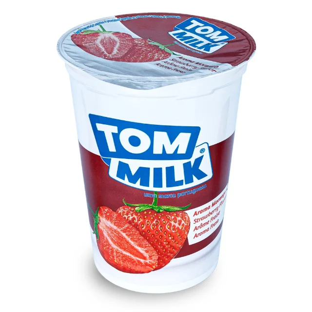 Hot Selling TOM MILK Long Shelf Life Strawberry Yoghurt 500g (1.5% fat)