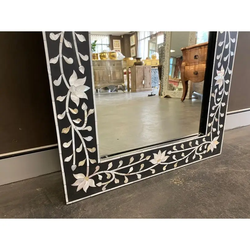 Премиум качество Современный стиль перламутровое зеркало для домашнего декора стеклянный материал от индийского поставщика