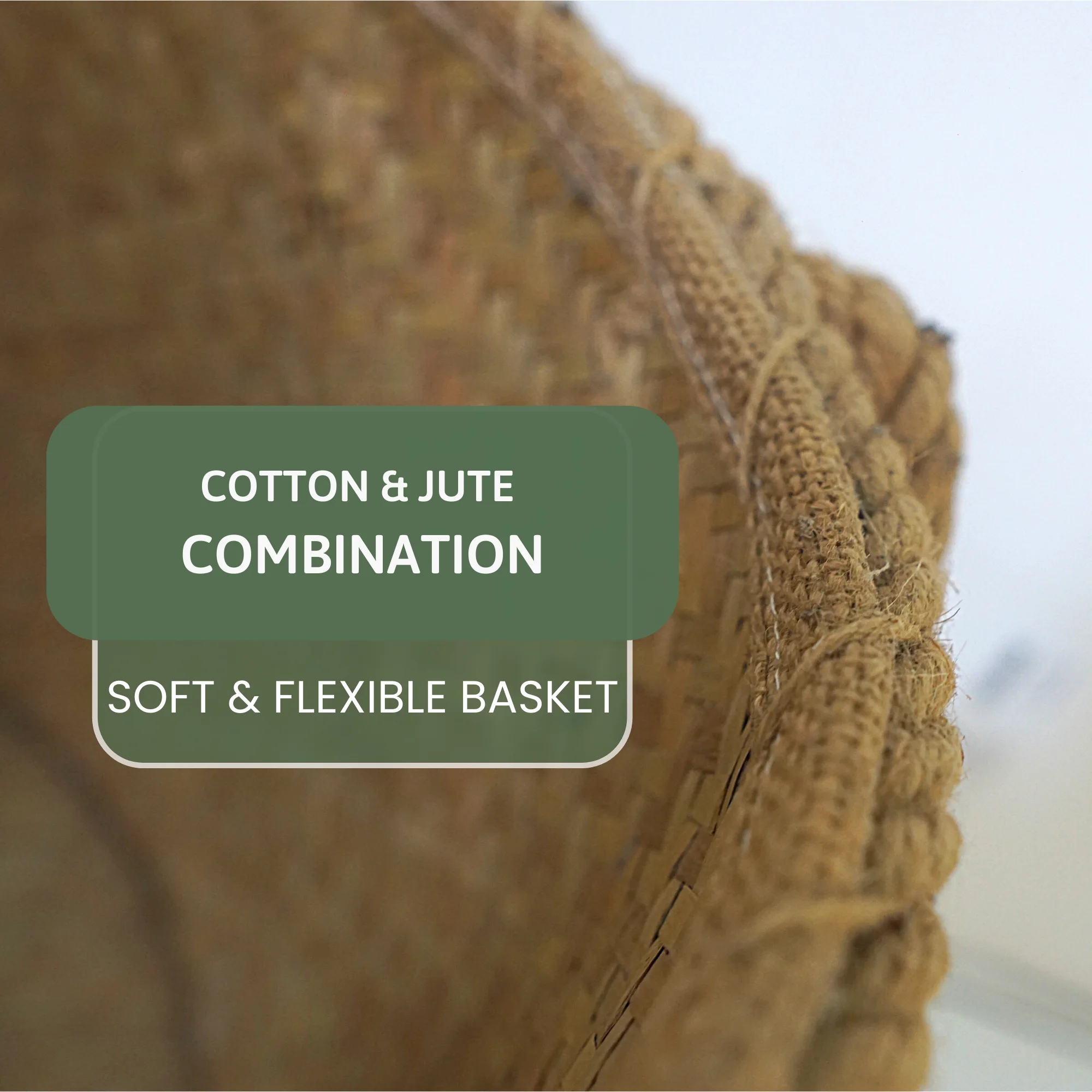 Large bamboo Basket with cotton rope, Laundry Storage Basket Set For Home Nesting Baskets with Cotton High Quality