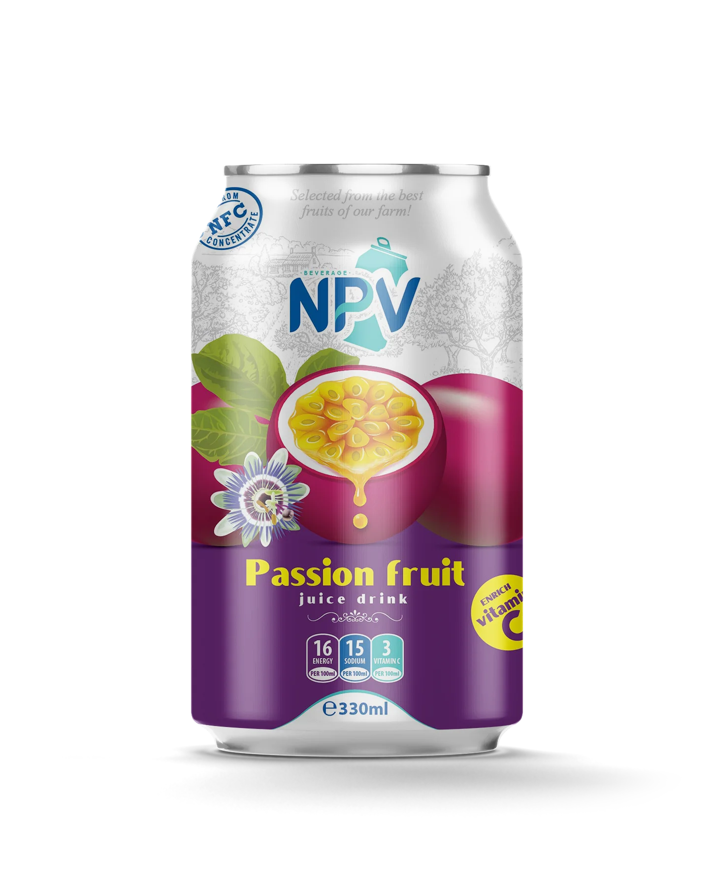 High Quality 330ml Can Mango Juice Drink Hot Product Soft Fruit & Vegetable From Vietnam Top Supplier
