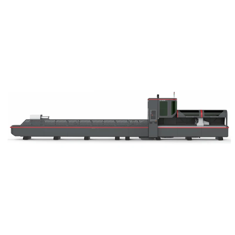EP Three-chuck metal tube laser bevel cutting machine zero tailings laser pipe cutting machine