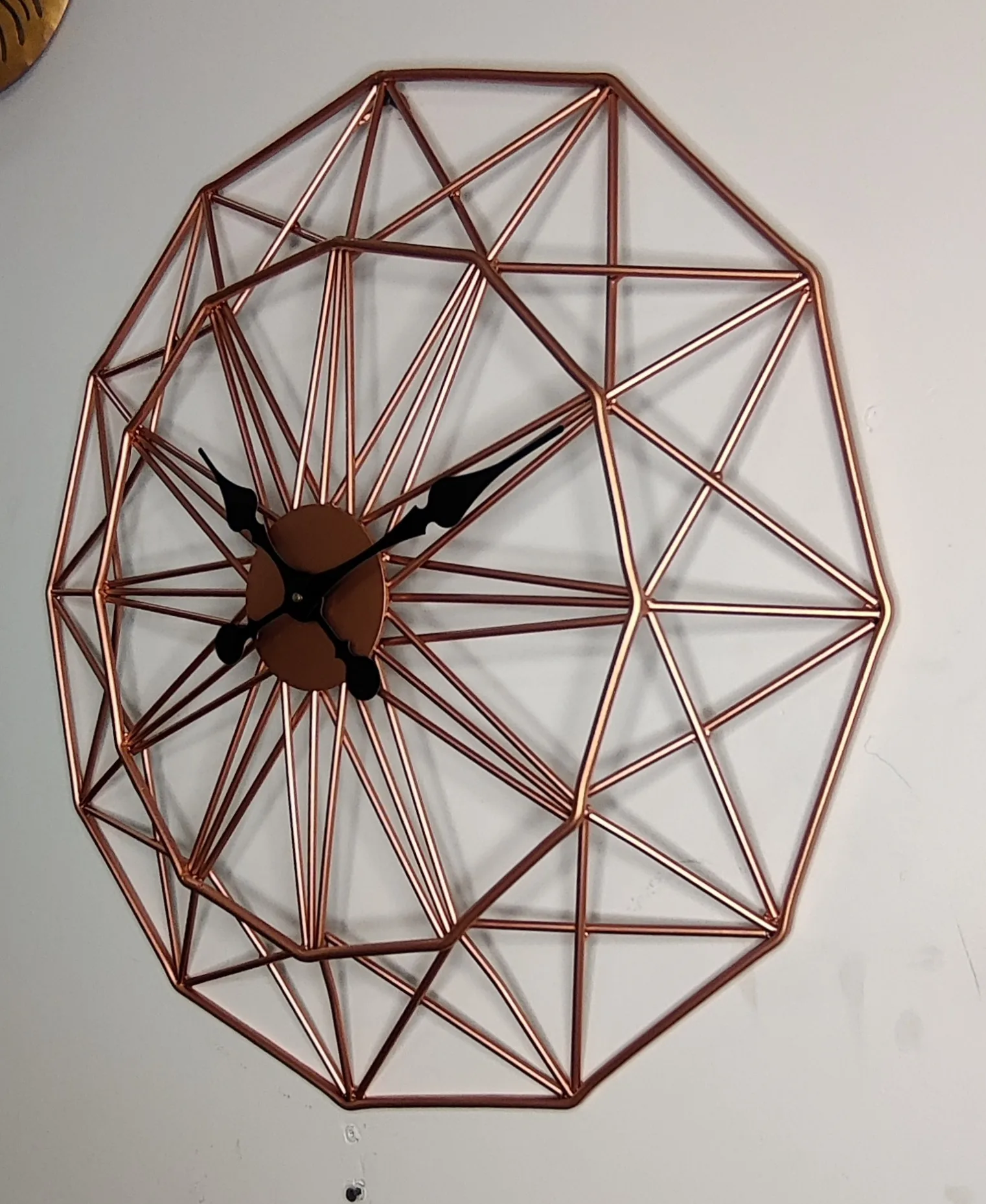 Manufacturer of Battery operated Decorative Metal Vintage Antique Wall Clock for Home Living Room Modern Nordic Decoration Style