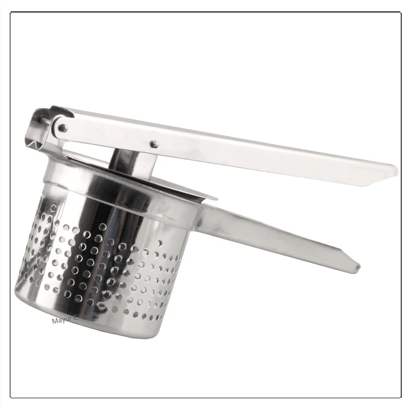 Stainless Steel Potato Ricer Metal Perforated Potato Masher