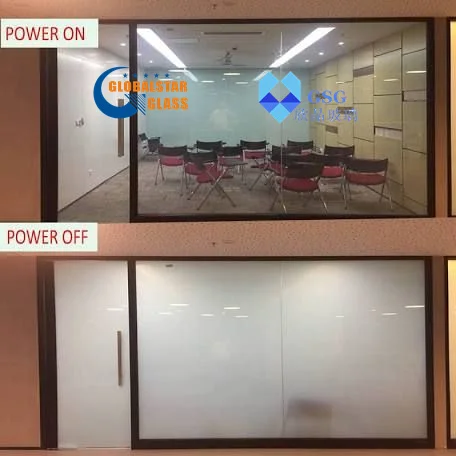 Factory Custom Self-Adhesive Laminating Control Switchable Privacy Electric Door Car Dimming Black White Transparent Glass